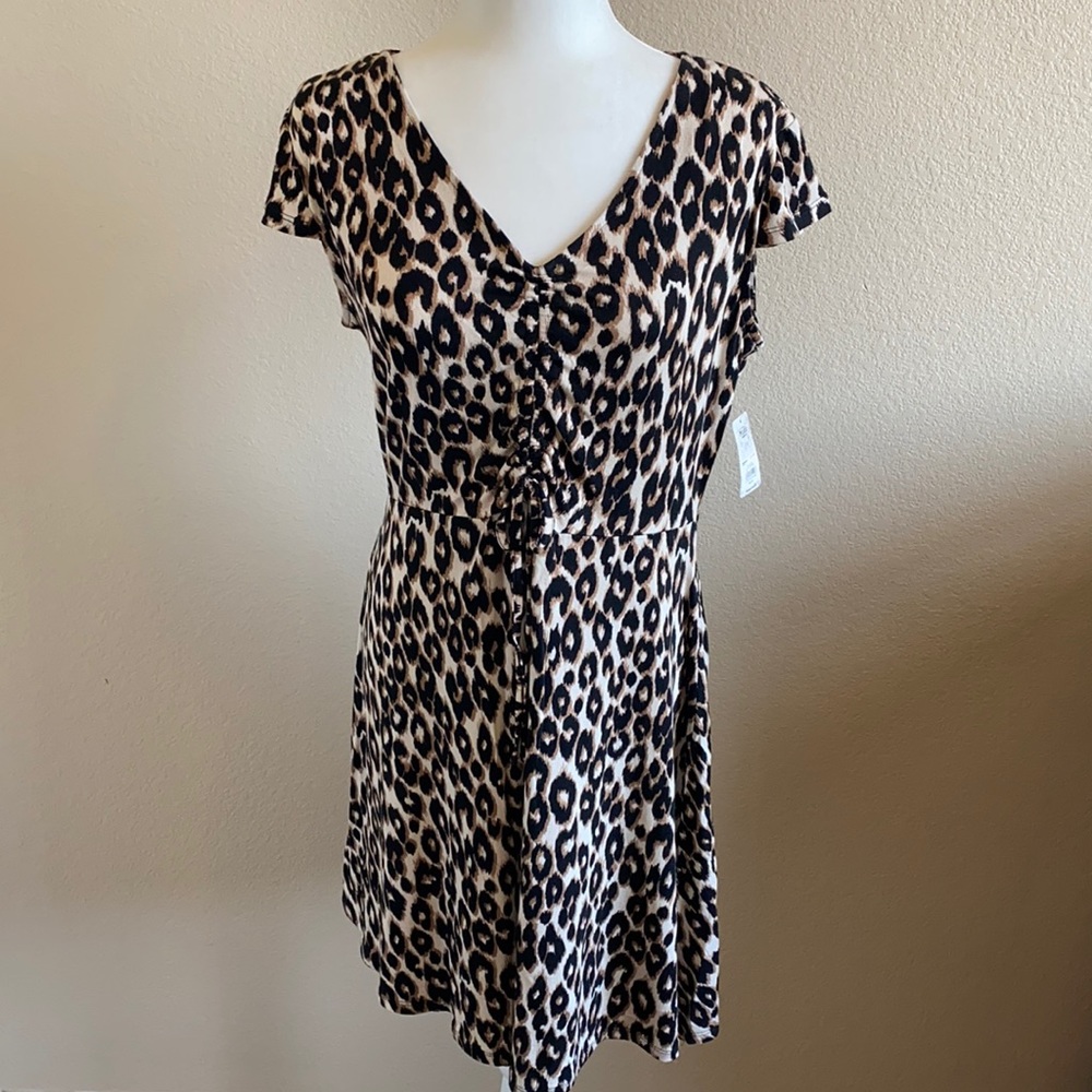 New Cheetah Print Dress Juniors L